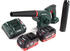 5,5 Ah, mit 2 Akkus, mit Ladegerät: Metabo AG 18