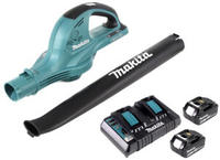 Makita Dub 361 2x 18 V / 36 V Akku Laubbl&auml;ser Gebl&auml;se + 2x Makita Bl 1860 6...