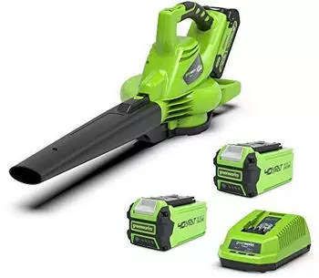 Greenworks GD40BVK (2 x Akkus/ 1Ladeger&auml;t)