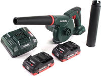 Metabo Ag 18 Akku Gebl&auml;se 18 V + 2x Lihd Akku 4,0 Ah + Ladeger&auml;t