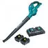 5 Ah, mit 2 Akkus, mit Doppelladegerät: Makita DUB361