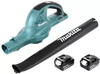 Makita Dub 361 M 2x 18 V / 36 V Akku Laubbl&auml;ser Gebl&auml;se + 2x Makita Bl 1840 B...