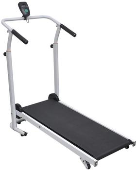 vidaXL Mini folding treadmill black 93x36 cm
