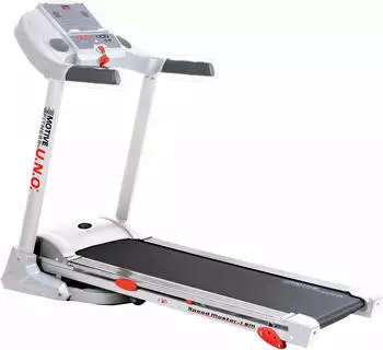 Motive Fitness by U.N.O. Laufband Speed Master 1.8M ohne Schutzmatte wei&szlig;