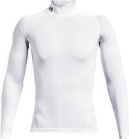 Under Armour HG Armour Comp Mock Longsleeve white black (100) 3XL