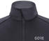 Gore M Womens Mid Zip Shirt Long Sleeve (100534) black