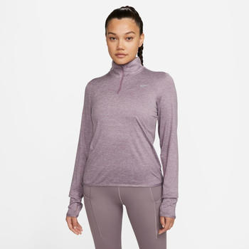 Nike Women's Element DF UV Half Zip Top (FB4316) violet dust/pewter/heather/silv