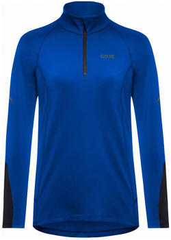 Gore M Womens Mid Zip Shirt Long Sleeve (100534) ultramarine blue/black