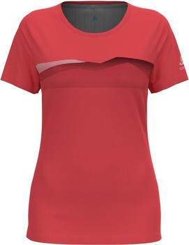 Odlo T-shirt Crew Neck Short Sleeve Fdry Ridgeline cayenne