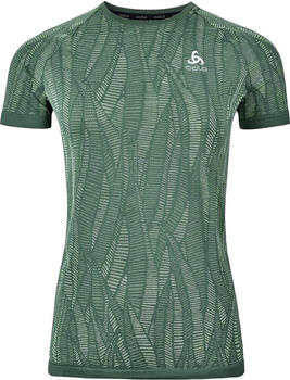 Odlo T-shirt Crew Neck Short Sleeve Zeroweight Ceramic camping green space dye