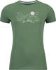 Odlo 551371-40415, Odlo Kumano T-Shirt mit Talprint Lady | 551371-40415 S Grün