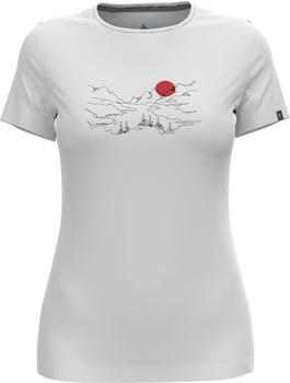 Odlo T-shirt Crew Neck Short Sleeve Kumano Valley (551371) white