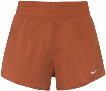 Nike Short High-Waisted 3 Brief-Lined Dri-FIT Shorts (DX6014) dark russet/reflective silver