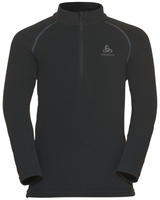 Odlo 542599-15000-EU 104, Odlo Kinder Rigi Half Zip Longsleeve (Gr&ouml;&szlig;e 104, schwarz)