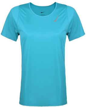 Nike Dri-FIT Race short sleeves Running Shirt Women (DD5927) blatic blue/reflective silver