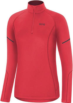 Gore M Womens Mid Zip Shirt Long Sleeve (100534) hibiscus pink