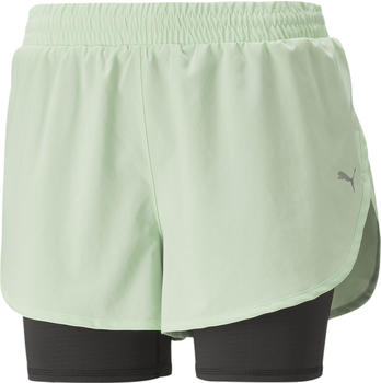 Puma Run Favorite Shorts Women (523181) light mint/black green