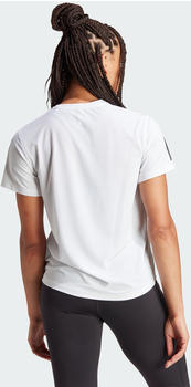 Adidas Own the Run T-Shirt Women (IK7442) white – Adidas Own the Run T-Shirt Women white – sichtbar unterwegs bei Dämmerung