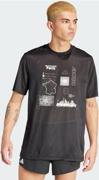 Adidas Running Adizero City Series Graphic T-Shirt Men (IW5189) black/white