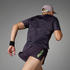 Adidas Adizero Running T-Shirt Men (IN0158) aurora black/green spark