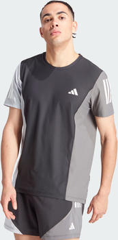 Adidas Own The Run Colorblock T-Shirt Men (IQ3816) black/halo silver/grey five