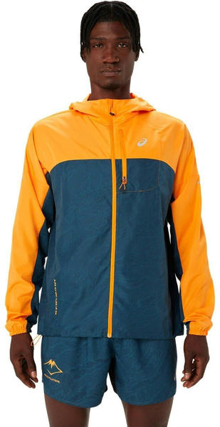 Asics Fujitrail Packable Jacket fellow yellow/magnetic blue