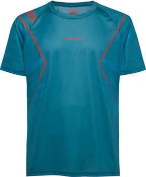 La Sportiva Pacer T-Shirt M hurricane/tropic blue