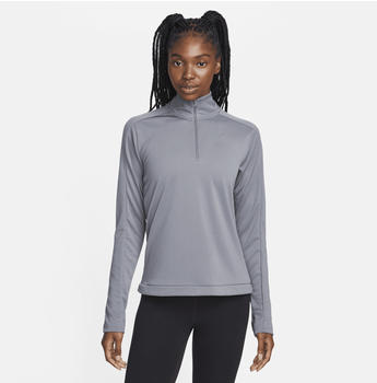 Nike Dri-FIT Pacer Damen-Pullover mit Viertelrei&szlig;verschluss (DQ6377) grau