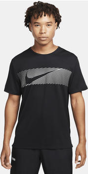 Nike Miler Flash Dri-FIT UV Kurzarm-Laufoberteil f&uuml;r Herren (FN3051) schwarz