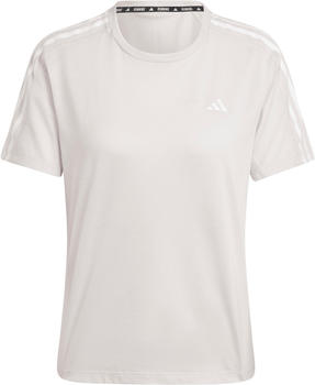 Adidas Own the Run 3-Stripes T-Shirt Women (IN8335) beige