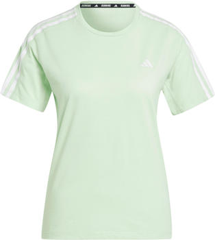 Adidas Own the Run 3-Stripes T-Shirt Women (IN8334) semi green spark