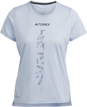 Adidas TERREX Agravic Trail Running T-Shirt Women (HL1730) blue dawn