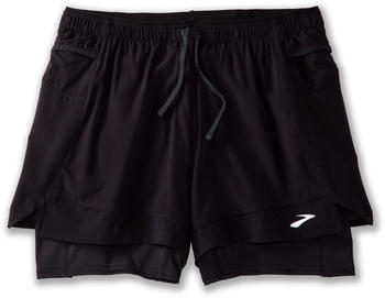 Brooks High Point 3" 2-in-1 Short black