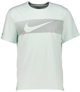 Nike Miler Flash Dri-FIT UV Kurzarm-Laufoberteil f&uuml;r Herren (FN3051) barely green/ reflective silver