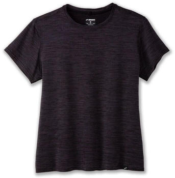 Brooks Luxe Short Sleeve (221659) htr deep black