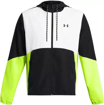 Under Armour Legacy Windbreaker (1382875) black/high vis yellow/white