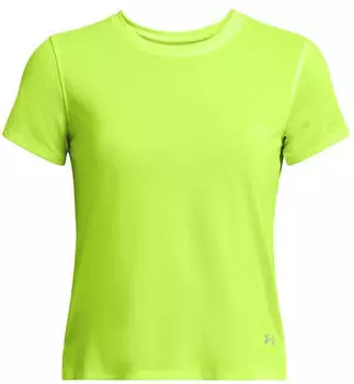 Under Armour UA Launch Kurzarm-Oberteil für Damen (1382434) neon gelb
