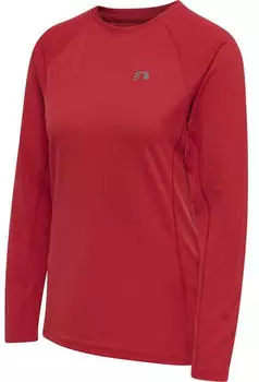 Newline Women's Core Running T-Shirt L/S (500103) tango red