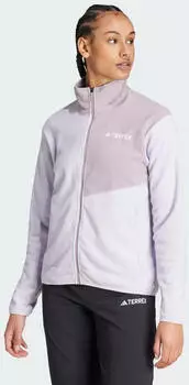 Adidas Terrex Multi Fleecejacke Silver Dawn / Preloved Fig