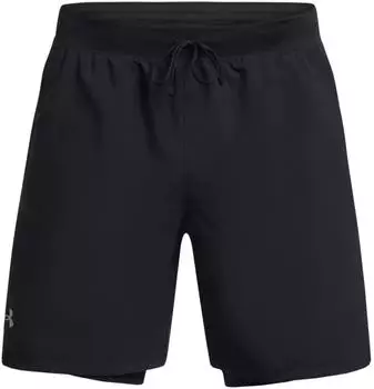 Under Armour Launch 7'' 2-In-1 Shorts black/black reflective
