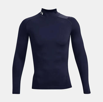 Under Armour HeatGear Mock long sleeves Shirt (1369606) navy
