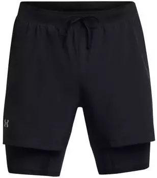 Under Armour Launch 5'' 2in1 Running Shorts Men (1382640) black/black/reflective