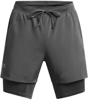 Under Armour Launch 5'' 2in1 Running Shorts Men (1382640) castlerock/castlerock/reflective