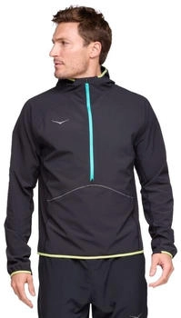 Hoka SkyGlow Jacke mit halblangem Reißverschluss black