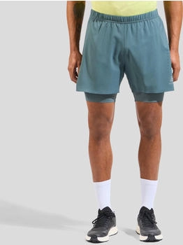 Odlo Zeroweight 5 inch 2-in-1 Shorts (322562) dark slate