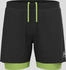 black/sharp green