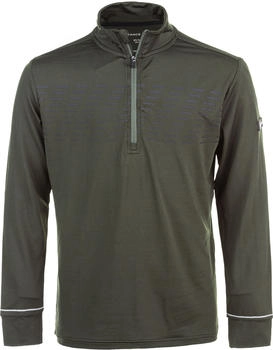 Endurance Langarmshirt Loopy Jr dunkelgrün-grün