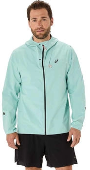Asics MetaRun Waterproof Jacket blau schwarz