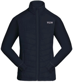 TCA Excel Runner ganzjährige leichte wasserabweisende Laufjacke dunkelblau