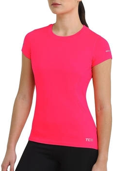 TCA Atomic Kurzarm T-Shirt Quickdry rosa